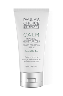 Calm Mineral Moisturizer Broad Spectrum SPF 30 normal to dry skin Travel size