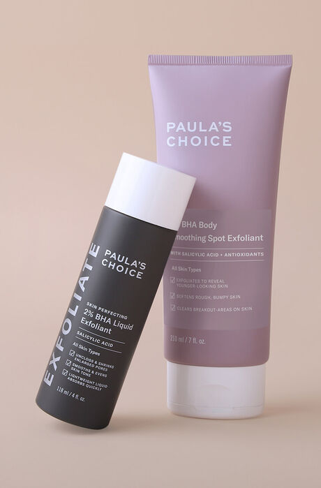 Reduce breakouts + Smooth face and body Power Duo Reduce breakouts + Smooth face and body