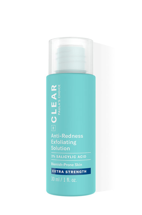 Clear Extra Strength 2% BHA Exfoliant - Travel Size Clear Extra Strength Anti-Redness Exfoliating Solution Salicylic Acid Trial Size